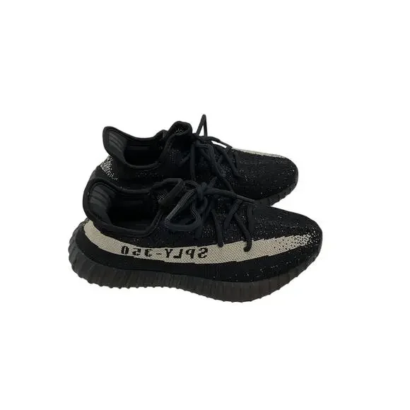 Adidas 'Yeezy' Black Primeknit Boost 350 V2 Sneaker Size 6 - Picture 2 of 6